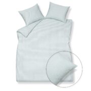 Vandyck satijnen dekbedovertek vintage greeen