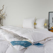duvet dore platinum dekbed op bed