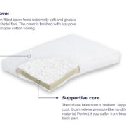 natural latex down pillow