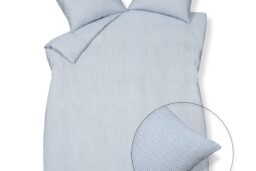 Vandyck pure 34 faded denim satijnen dekbedovertrek